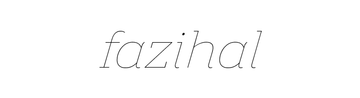 Amazing Slab Trial Thin Italic  Free Fonts Download