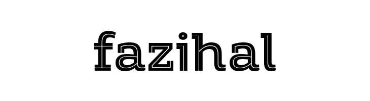 Amazing Slab Trial Inline Bold  Free Fonts Download