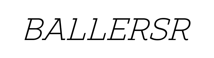 Amazing Slab Trial Light Italic  Free Fonts Download