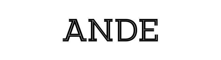 Amazing Slab Trial Inline Medium  Free Fonts Download