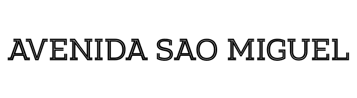 Amazing Slab Trial Inline Medium  Free Fonts Download