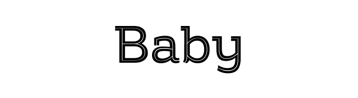 Amazing Slab Trial Inline Medium  Free Fonts Download