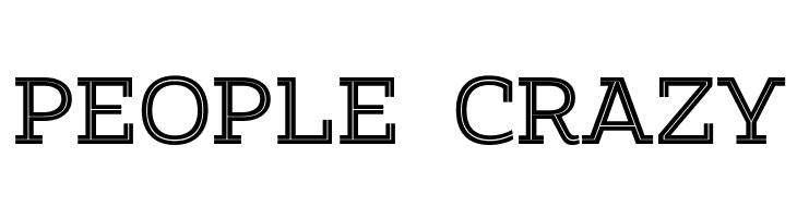 Amazing Slab Trial Inline Medium  Free Fonts Download