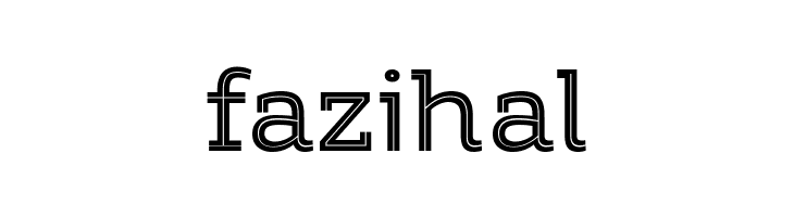 Amazing Slab Trial Inline Medium  Free Fonts Download