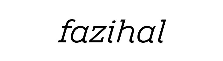 Amazing Slab Trial Italic  Free Fonts Download