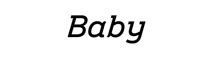 Amazing Slab Trial Medium Italic  Free Fonts Download