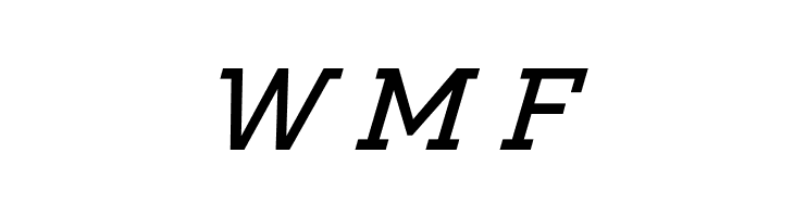 Amazing Slab Trial Medium Italic  Free Fonts Download
