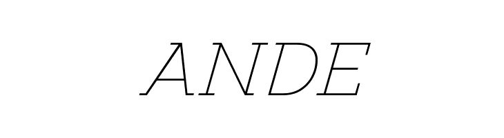 Amazing Slab Trial Extralight Italic  Free Fonts Download