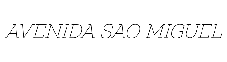 Amazing Slab Trial Extralight Italic  Free Fonts Download