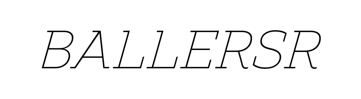 Amazing Slab Trial Extralight Italic  Free Fonts Download