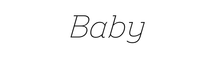 Amazing Slab Trial Extralight Italic  Free Fonts Download