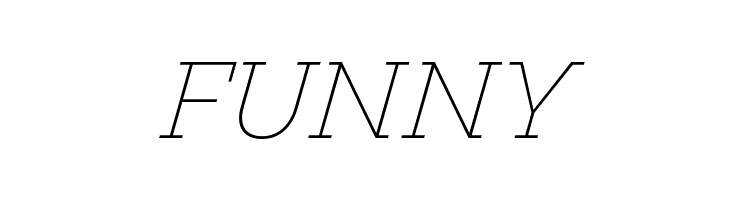 Amazing Slab Trial Extralight Italic  Free Fonts Download