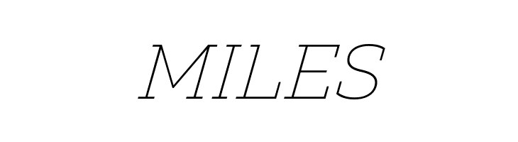 Amazing Slab Trial Extralight Italic  Free Fonts Download