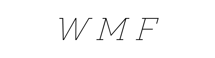 Amazing Slab Trial Extralight Italic  Free Fonts Download