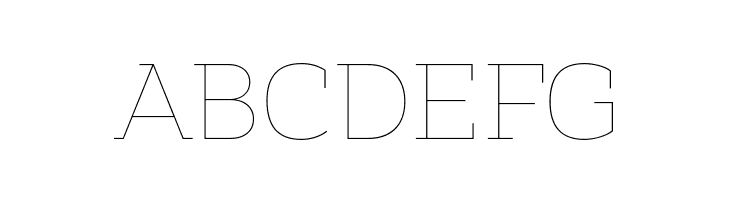 Amazing Slab Trial Thin  Free Fonts Download