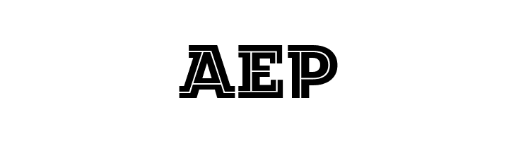 Amazing Slab Trial Inline Black  Free Fonts Download