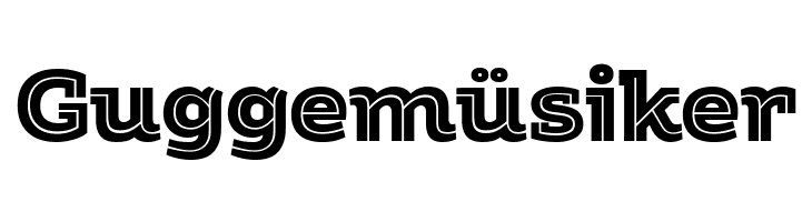 Amazing Slab Trial Inline Black  Free Fonts Download