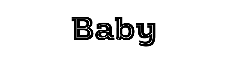 Amazing Slab Trial Inline Extrabold  Free Fonts Download