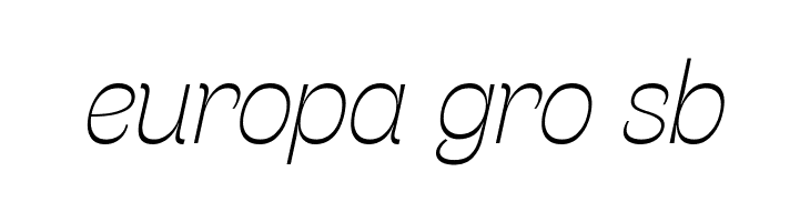 Stinger Trial Thin Italic  Free Fonts Download
