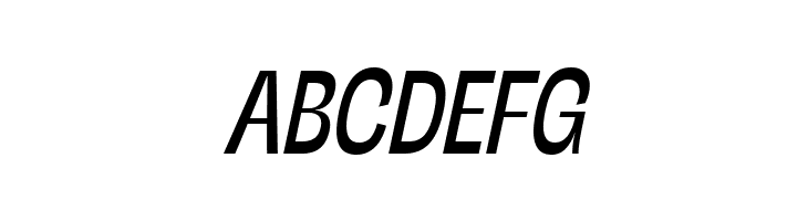 Stinger Slim Trial Italic  Free Fonts Download