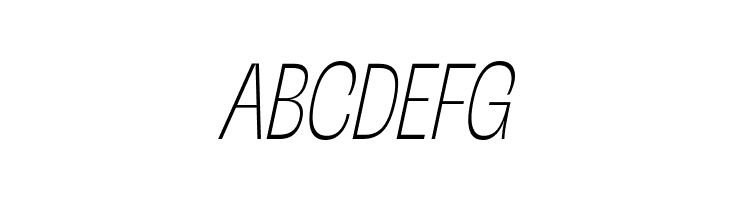 Stinger Slim Trial Thin Italic  Free Fonts Download