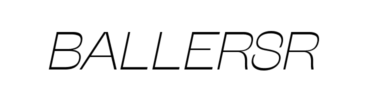 Stinger Wide Trial Thin Italic  Free Fonts Download