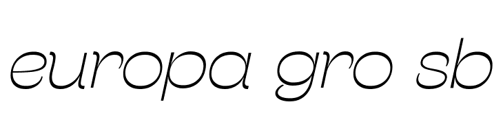 Stinger Wide Trial Thin Italic  Free Fonts Download
