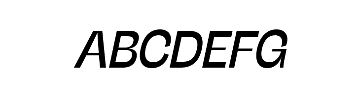 Stinger Trial Italic  Free Fonts Download