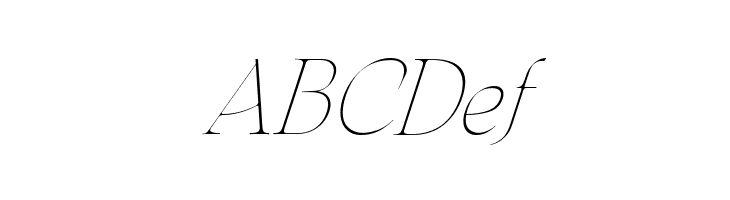 Arsenica Trial Thin Italic  Free Fonts Download