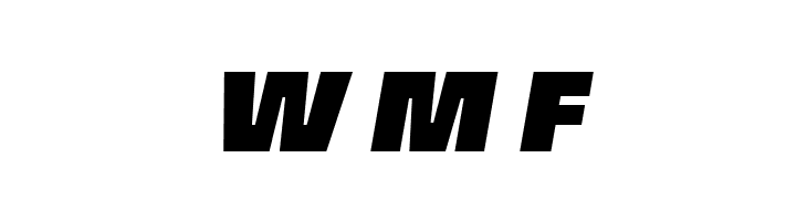 Thicker Trial Black Slanted  Free Fonts Download