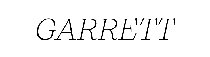 Bogart Trial Extralight Italic  Free Fonts Download