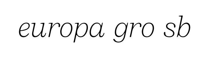 Bogart Trial Extralight Italic  Free Fonts Download