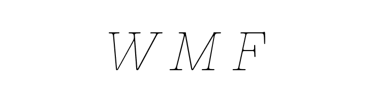 Bogart Trial Thin Italic  Free Fonts Download