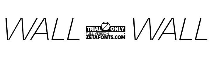 Asgard Trial Xlight Italic  Free Fonts Download