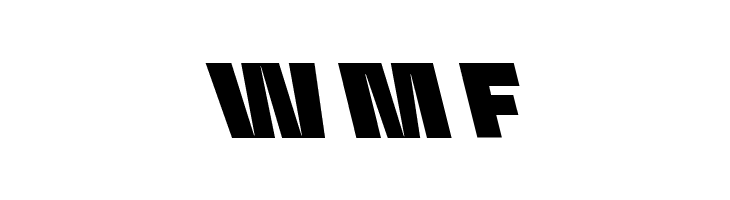 Asgard Trial Fat Backslant  Free Fonts Download