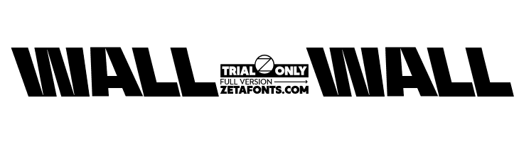 Asgard Trial Fat Backslant  Free Fonts Download