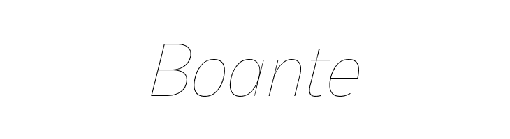 Asgard Trial Thin Italic  Free Fonts Download