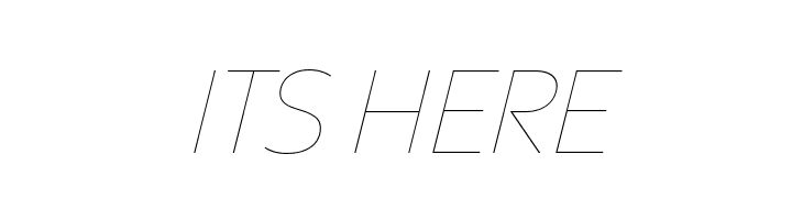 Asgard Trial Thin Italic  Free Fonts Download