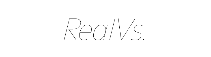 Asgard Trial Thin Italic  Free Fonts Download