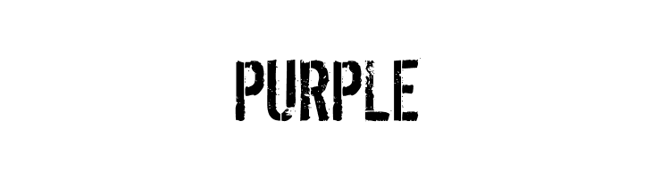 PURPLE Dirty Ego Font