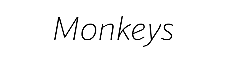 Blacker Sans Trial Extralight Italic  Free Fonts Download