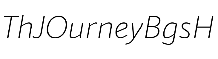 Blacker Sans Trial Extralight Italic  Free Fonts Download