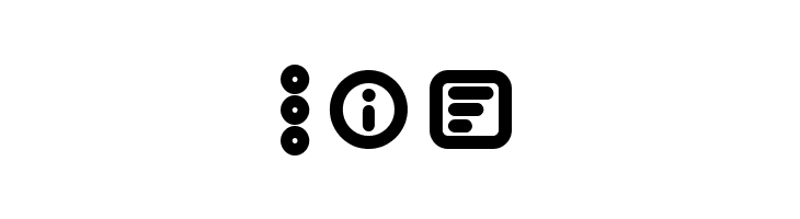 Iconic Pictograms Bold  Free Fonts Download