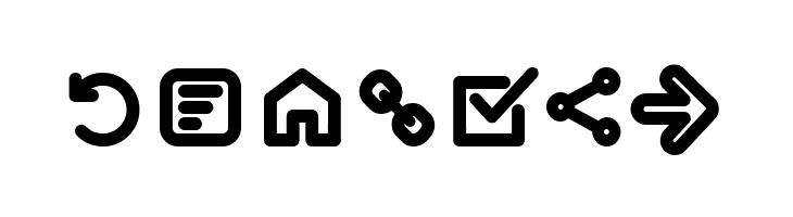 Iconic Pictograms Bold  Free Fonts Download