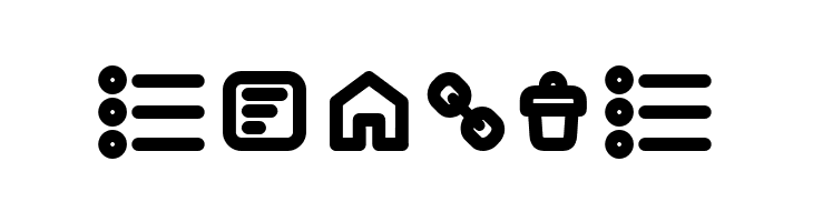Iconic Pictograms Bold  Free Fonts Download