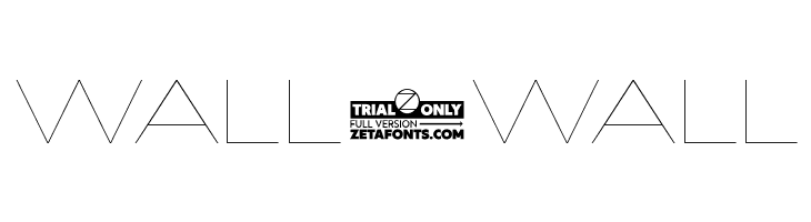 Asgard Trial Wide Thin  Free Fonts Download