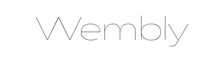 Asgard Trial Wide Thin  Free Fonts Download