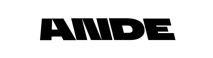 Asgard Trial Wide Fat Backslant  Free Fonts Download