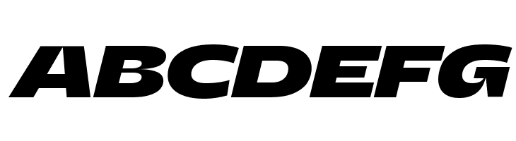 Asgard Trial Wide Xbold Italic  Free Fonts Download