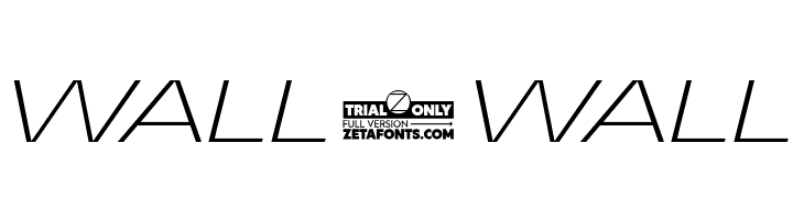 Asgard Trial Wide Xlight Italic  Free Fonts Download